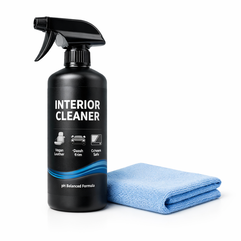 0d619e28-ccc1-4ce3-95ea-757fc8a50a8c EVEO Tesla Interior Cleaner Kit – pH Balanced Vegan Leather & Dashboard Cleaning Spray with Microfiber Cloth - Image 1