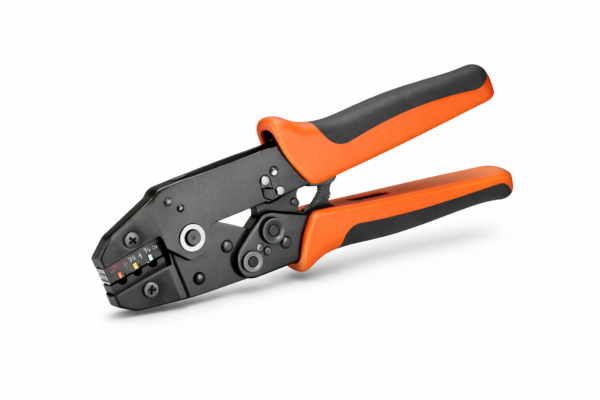 Klein Tools Ratcheting Insulated Crimper – 10–22 AWG Electrical Crimping Pliers