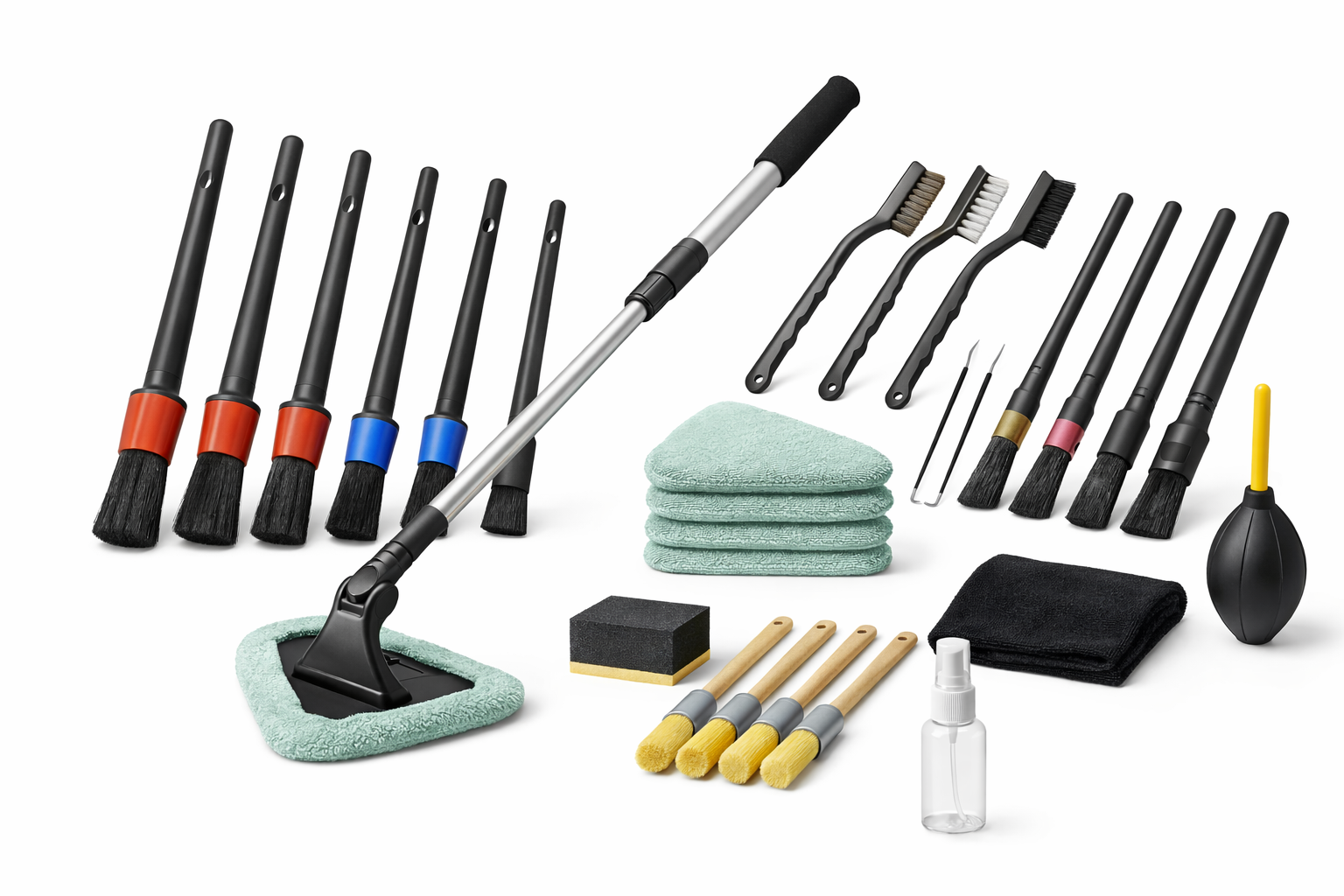 560410f3-7542-4fc9-afaa-0f539cbc9427-wm Professional 26-Piece Car Detailing Brush Set – Interior & Exterior Cleaning Kit with Windshield Tool - Image 1