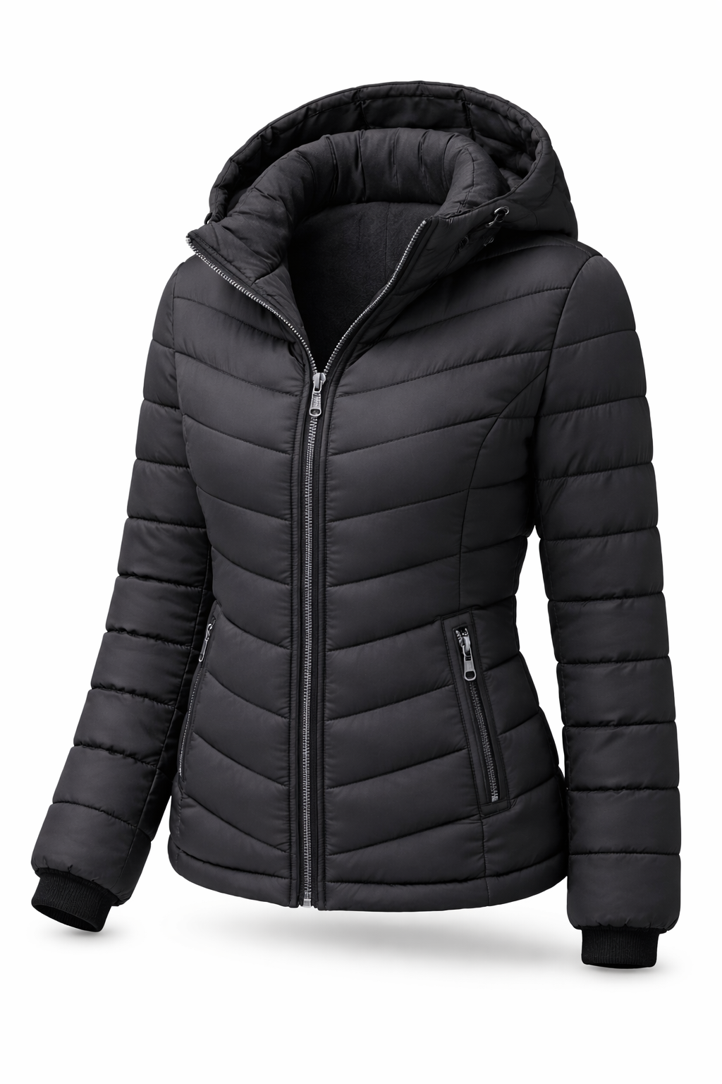 b4f9fbdd-24bd-4842-a502-d56549d6f426-wm Wantdo Women’s Quilted Puffer Jacket – Insulated Hooded Winter Coat with Zipper Pockets - Image 1